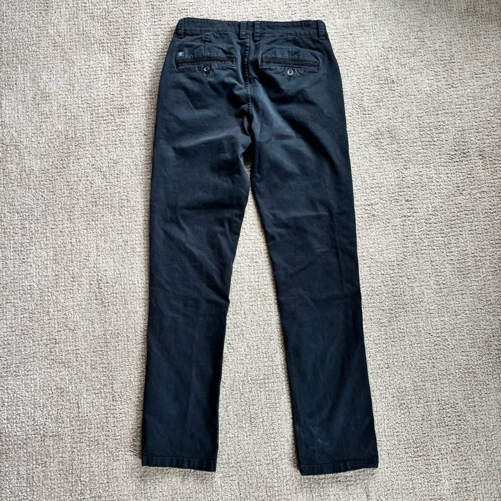 Roark Standard Slim Fit Black Chino - size 28​ - Picture 2 of 11